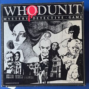 WHODUNIT New Unused.Mystery Detective Game -